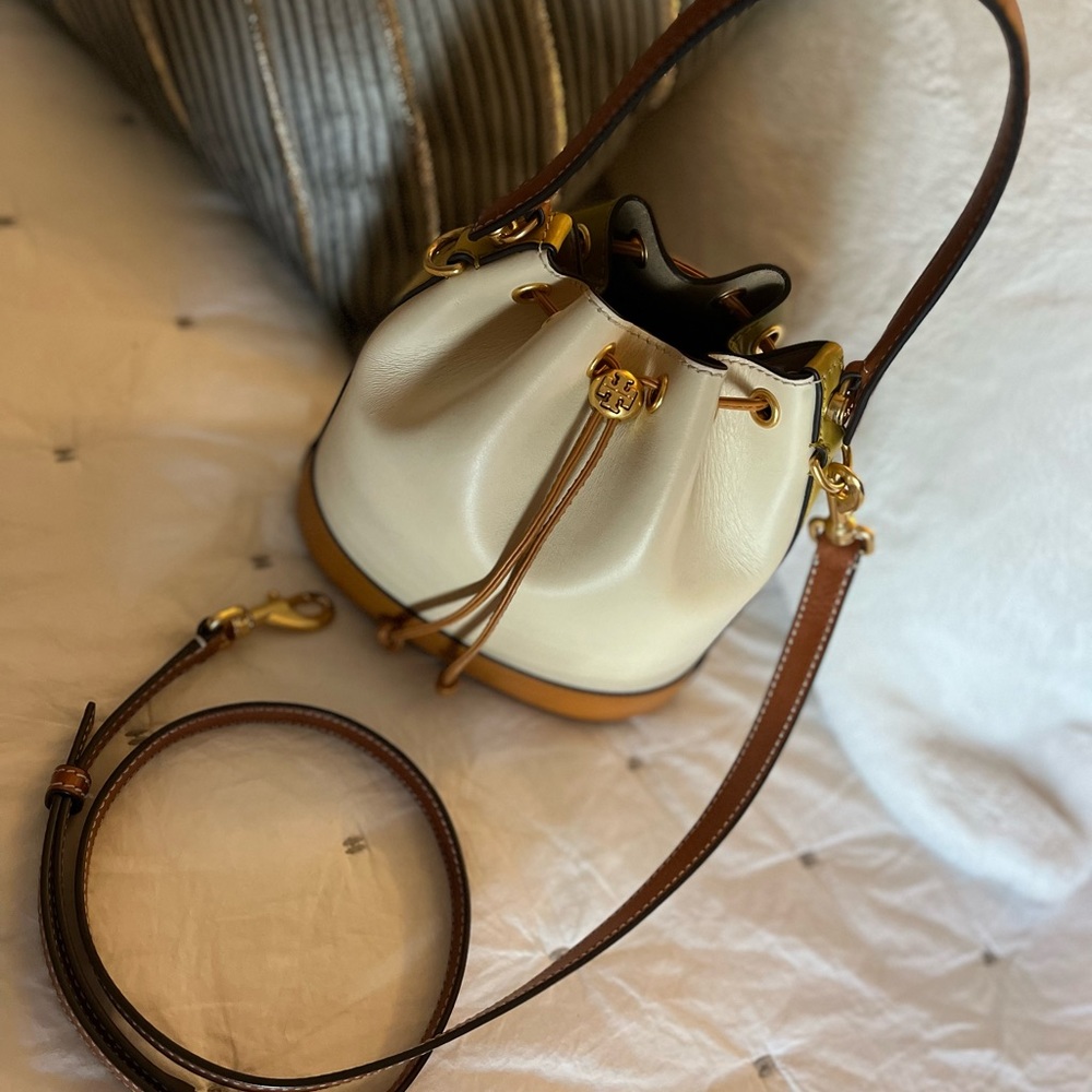 Tory Burch Color Block Bucket Bag